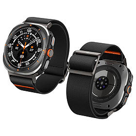 Нейлоновий ремінець Spigen для Samsung Galaxy Watch Ultra (47mm) - Lite Fit, Black (AMP08772)