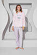 Жіноча тепла піжама з флісу полар ніжно-рожева, Попкорн .Хит!, фото 2