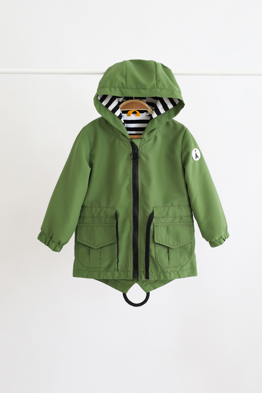 Вітровка-дощовик дитячий "Basil", Хакі. Топ!, фото 1