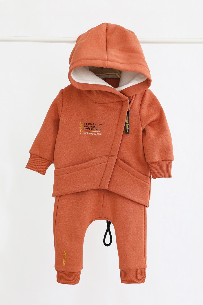 Костюм дитячий на флісі "Brave", теракотовий. Топ!, фото 1