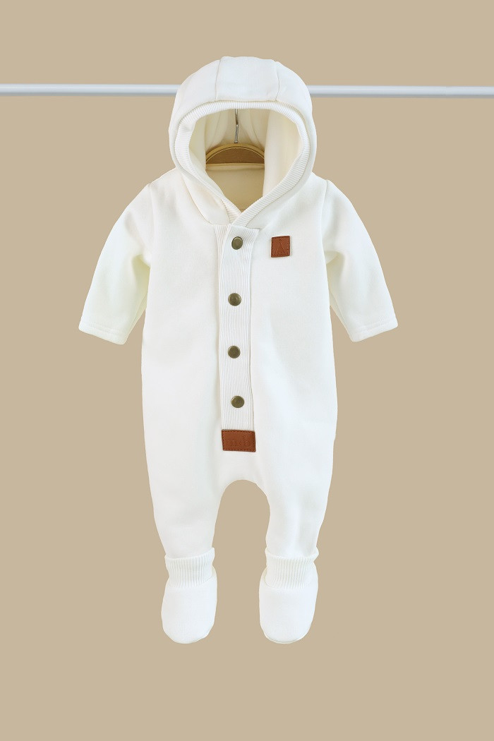 Дитячий комбінезон із пінетками Milan, Молочний.Топ!, фото 1