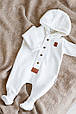 Дитячий комбінезон із пінетками Milan, Молочний.Топ!, фото 4
