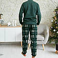 Чоловіча тепла City Love піжама з флісу полар, зелена .Топ!, фото 2