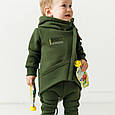 Костюм дитячий на флісі "Brave", хакі. Топ!, фото 3