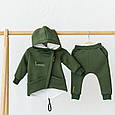 Костюм дитячий на флісі "Brave", хакі. Топ!, фото 6