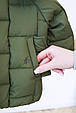 Зимова куртка-пуффер дитяча Brick, хакі.Топ!, фото 5