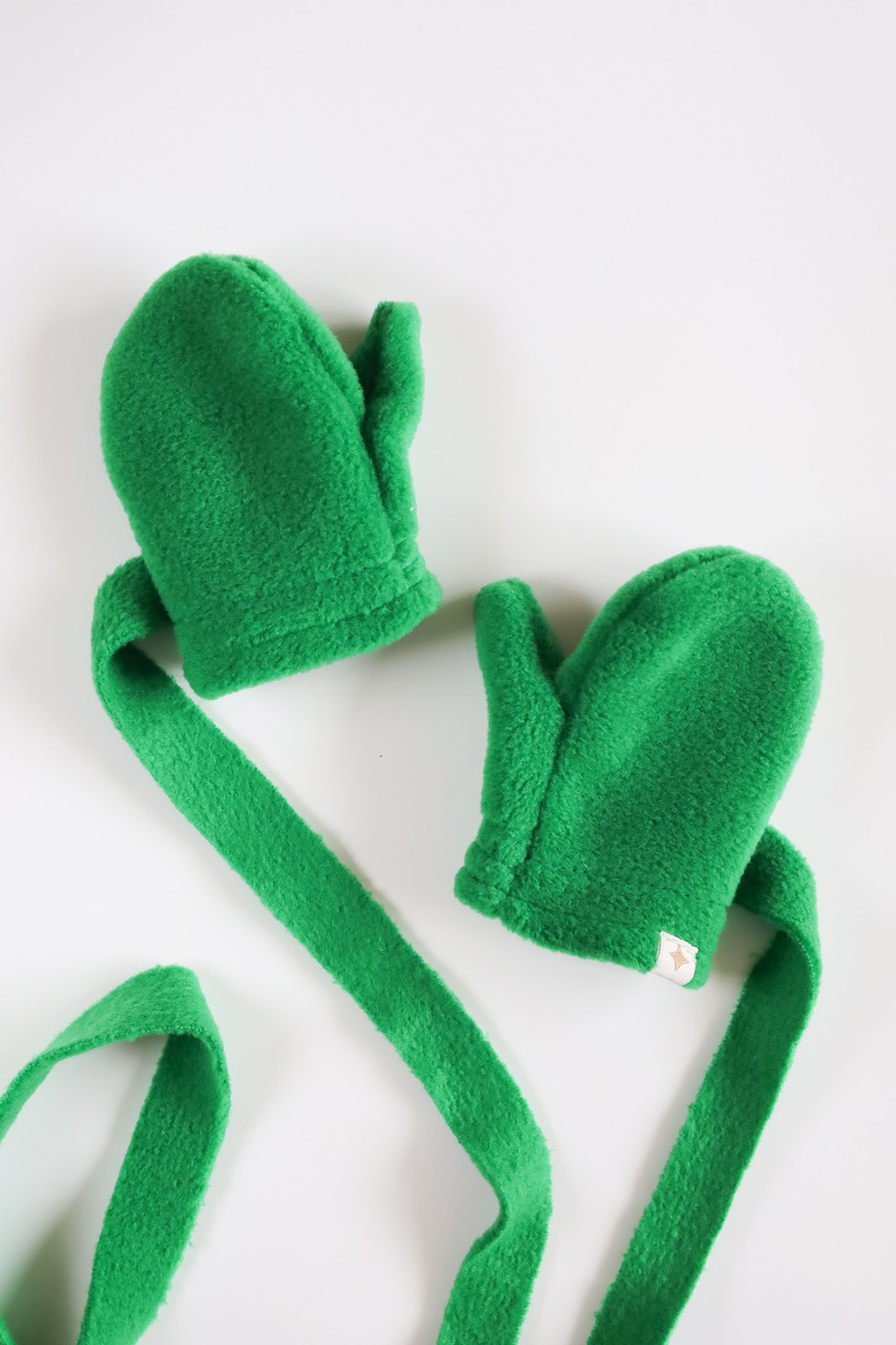 Дитячі флісові рукавички Diego, зелені. Топ!, фото 1