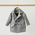 Кашемірове пальто дитяче "Gwen" сіре. Топ!, фото 2