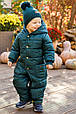 Демісезонний дитячий комбінезон "Stitch+", зелений. Топ!, фото 3