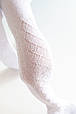Колготки дитячі ажурні "Daisy", Білі. Топ!, фото 5