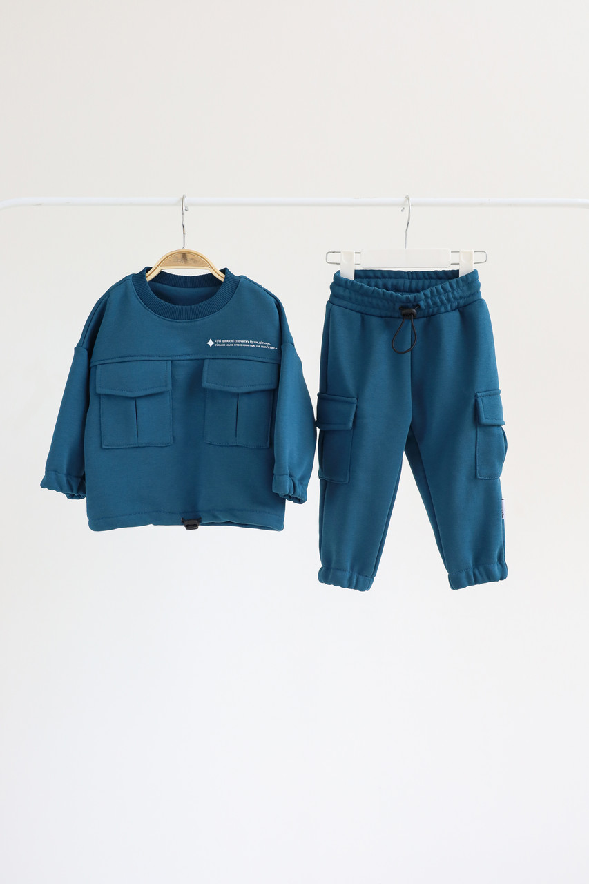 Костюм дитячий Kargo, блакитний корал. Топ!, фото 1