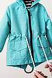 Вітровка-дощовик дитячий Basil, бірюзова. Топ!, фото 6