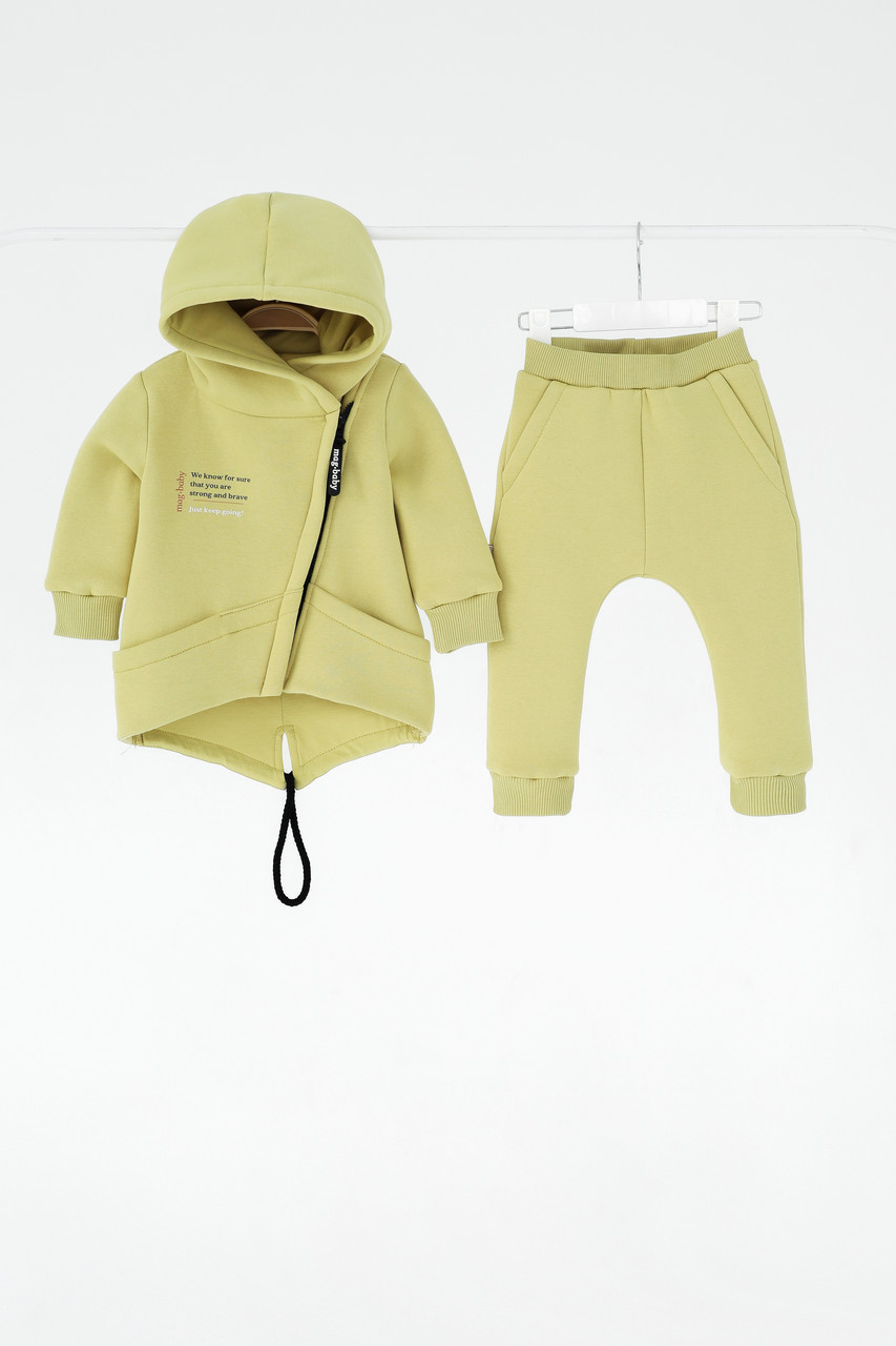 Костюм дитячий на флісі "Brave", Фісташковий.Топ!, фото 1