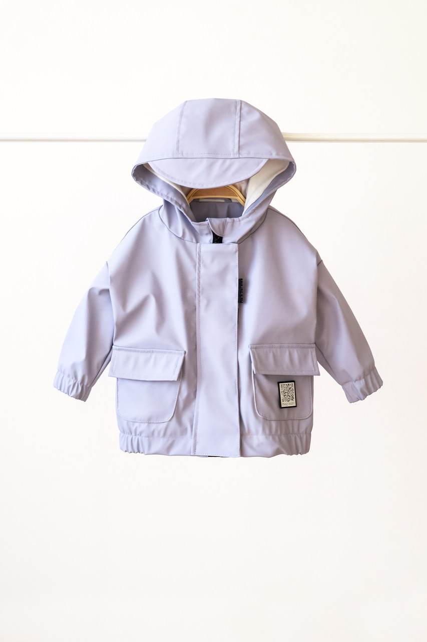 Куртка-брупевт дитяча "Korin", Сіро-лавандова.Топ!, фото 1