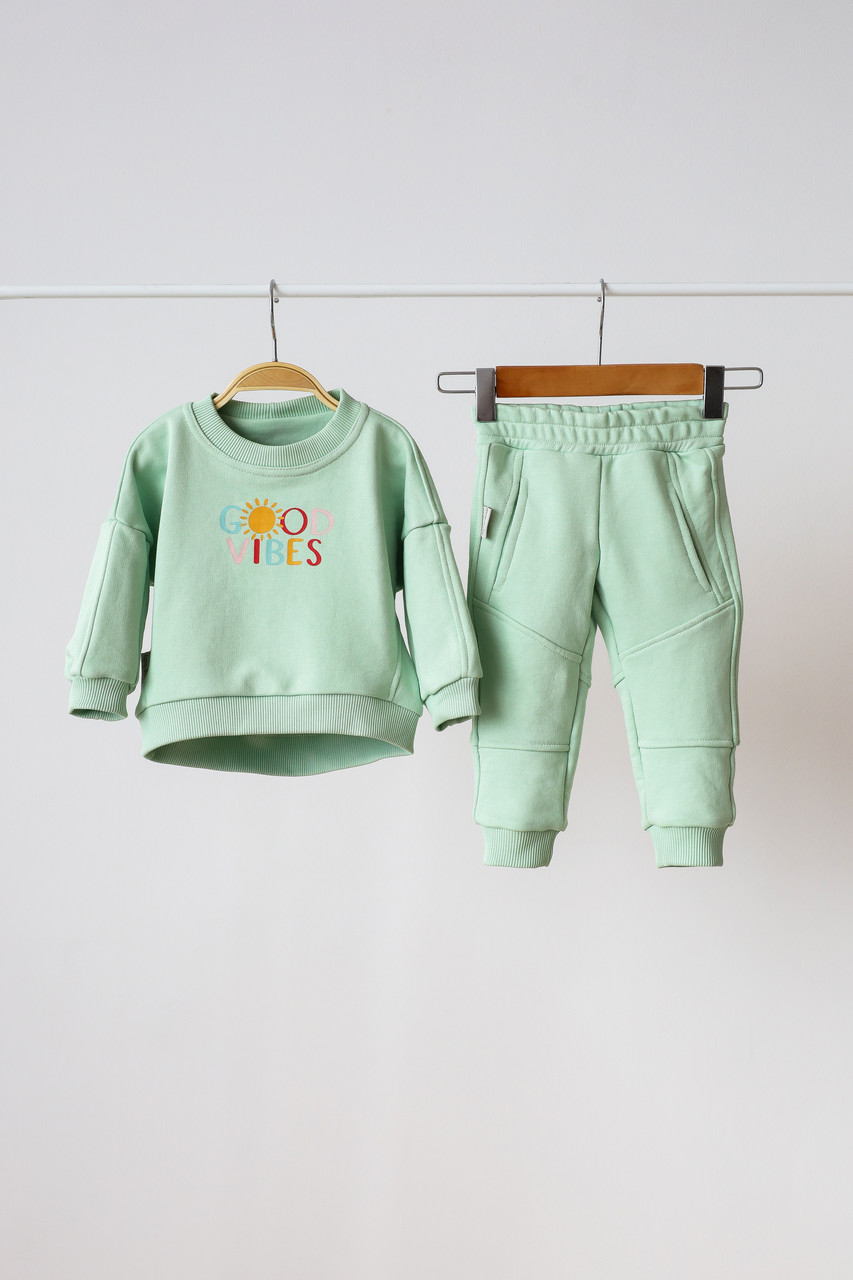 Костюм дитячий "Verner", пастельно-зелений. Топ!, фото 1