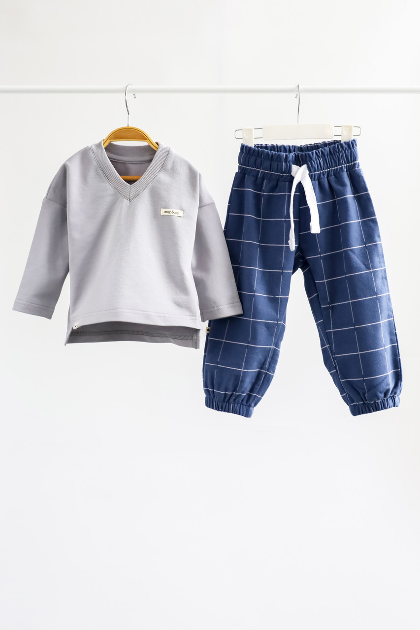 Піжама дитяча "Evelyn", Світло-сіра.Топ!, фото 1