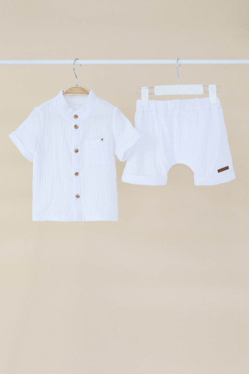 Костюм Ned, білий 80 (9-12 міс) .Хит!, фото 1