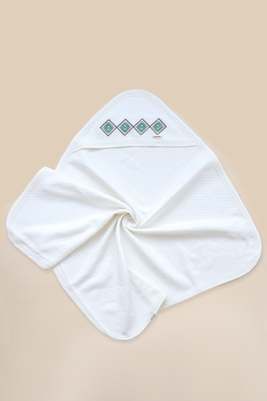 Плед на виписку та хрещення "Lucas", Молочно-сізий. Топ!, фото 1