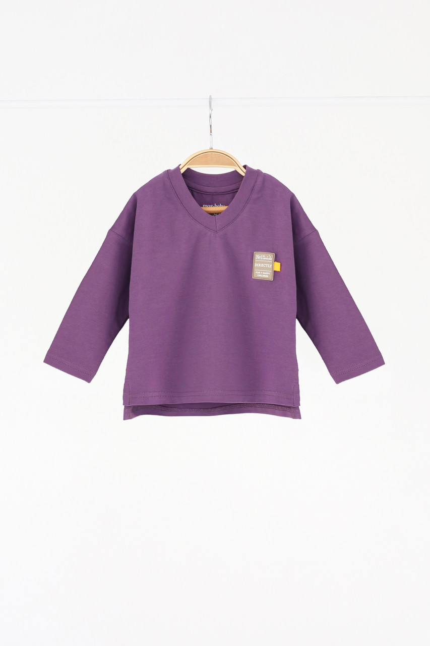 Лонгслів дитячий "Direct", Аметистовий. Топ!, фото 1