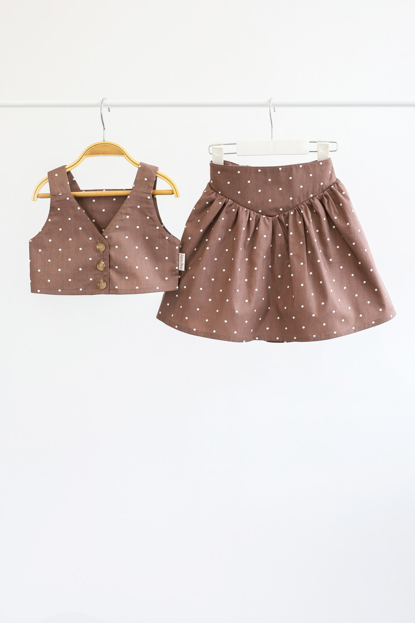 Дитячий комплект спідниці та топ "Lilo", Горошок.Топ!, фото 1