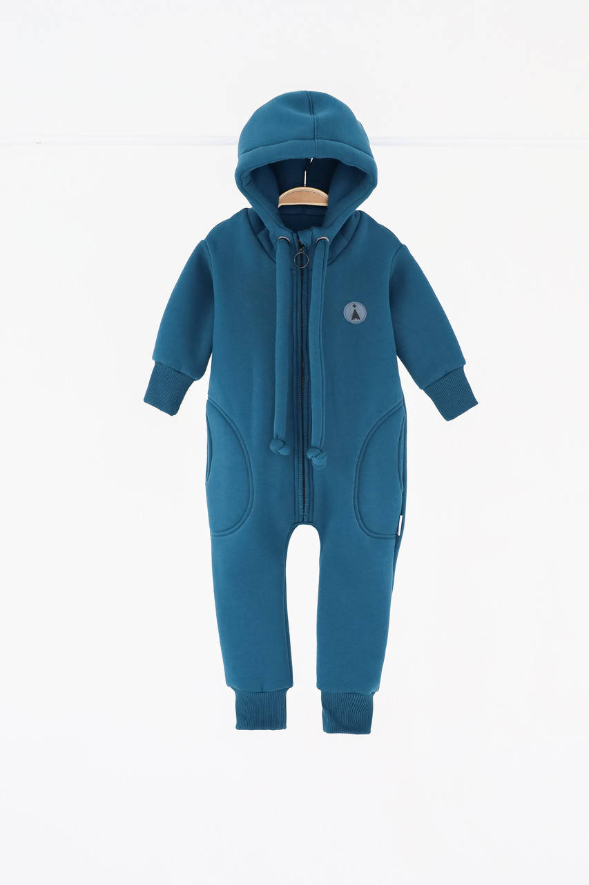 Дитячий комбінезон на флісі "Loony", Сапфіровий.Топ!, фото 1