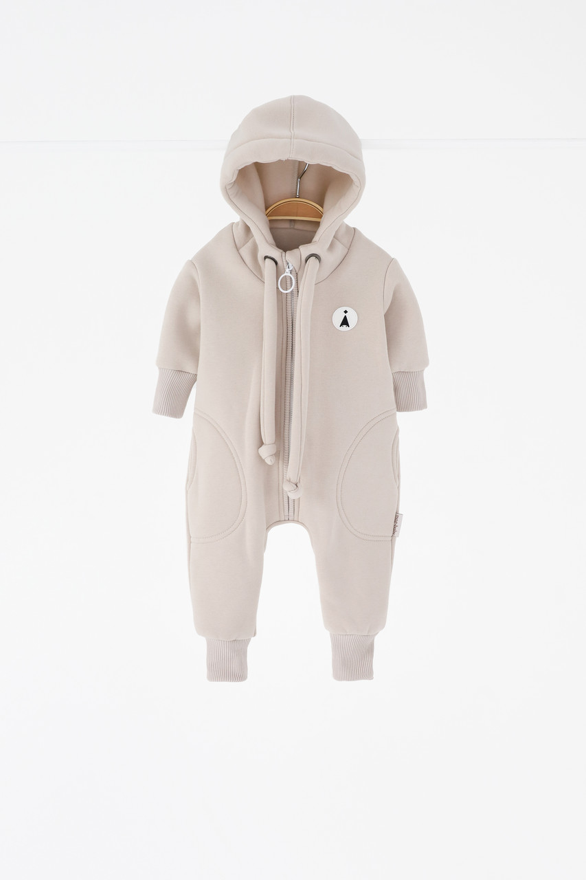 Дитячий комбінезон на флісі "Loony", Слонова кістка. Топ!, фото 1