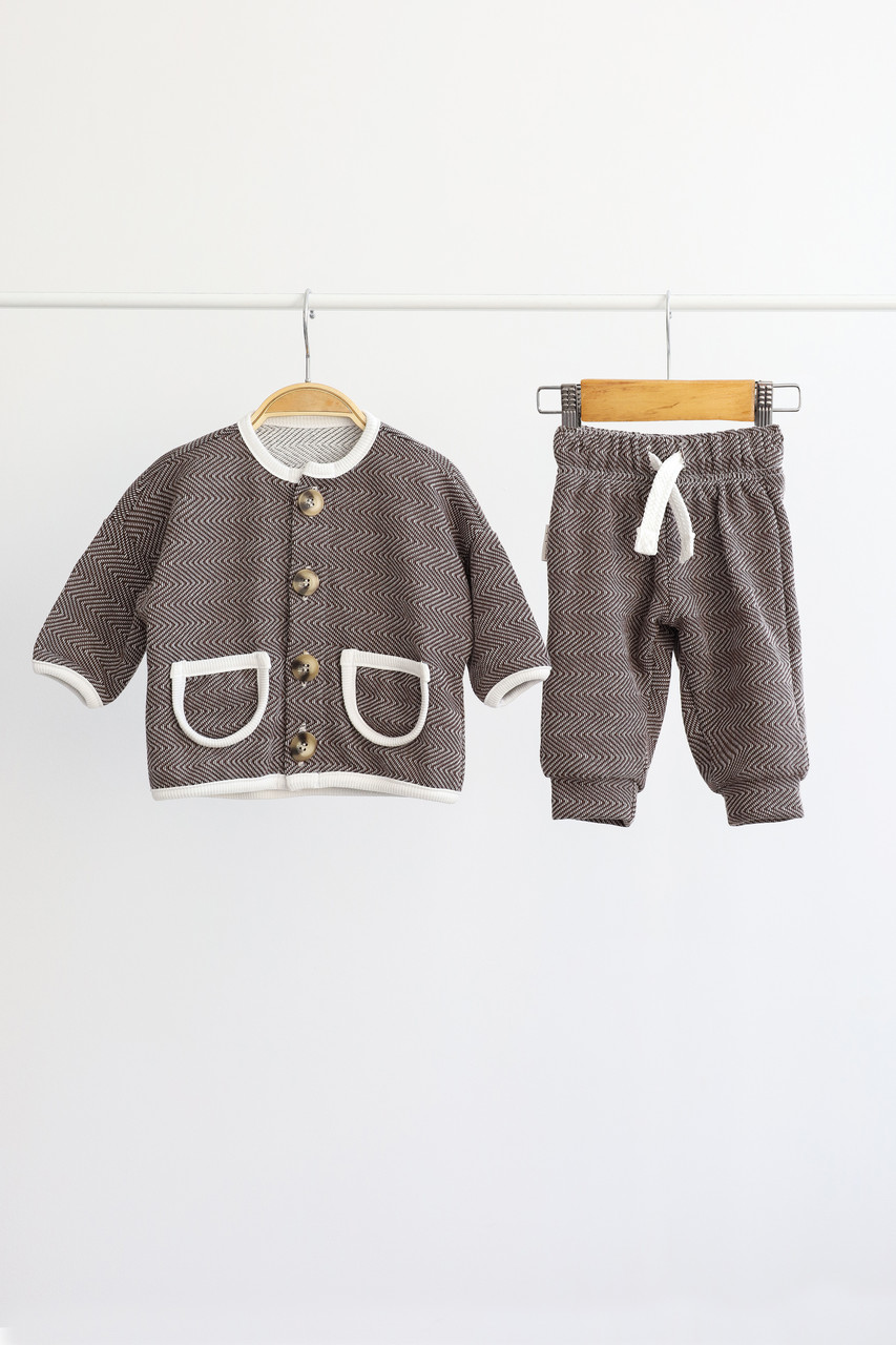 Костюм дитячий "Shelby", Коричневий зигзаг. Топ!, фото 1