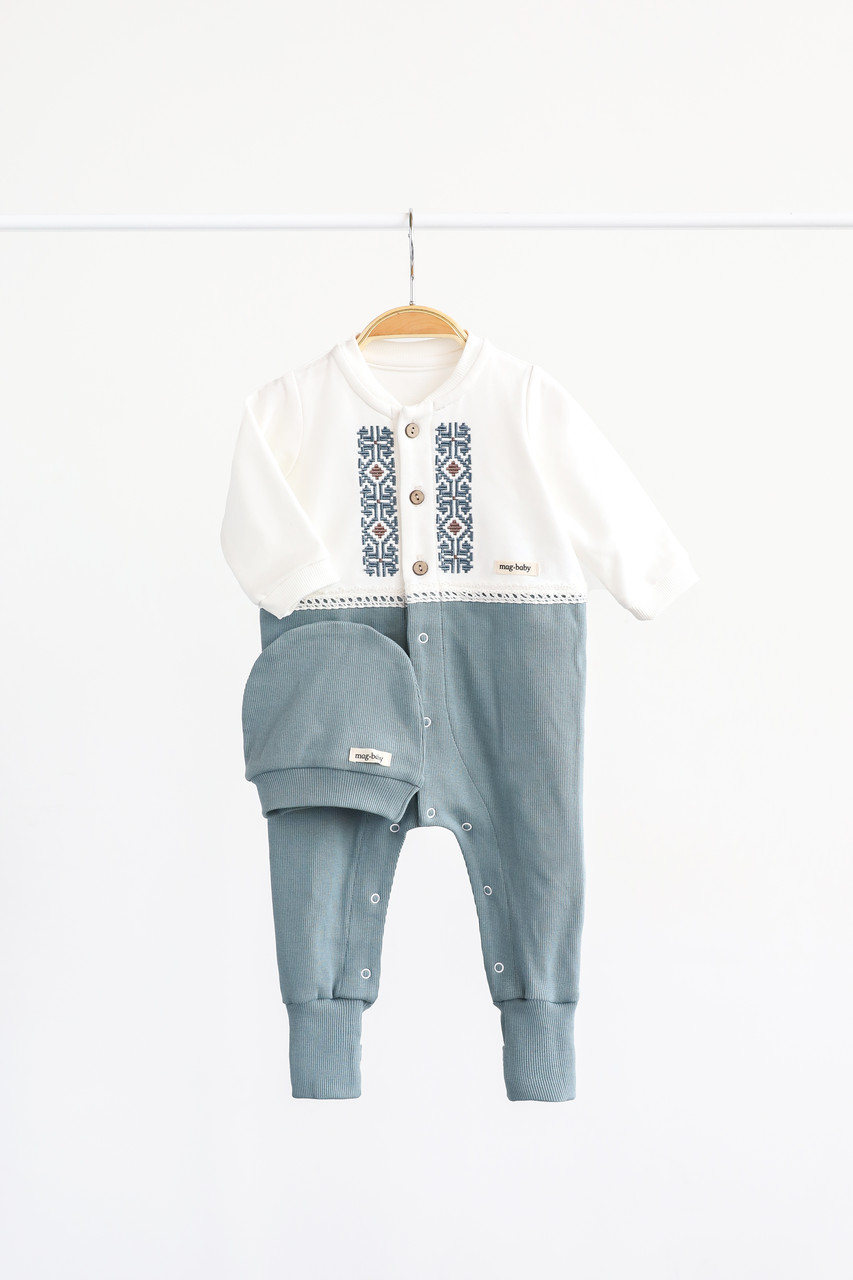 Чоловічок із шапочкою "Michel", Сизий. Топ!, фото 1