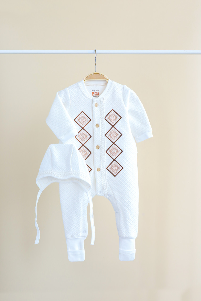 Чоловічок із шапочкою "Lucas", Молочно-коричневий. Топ!, фото 1