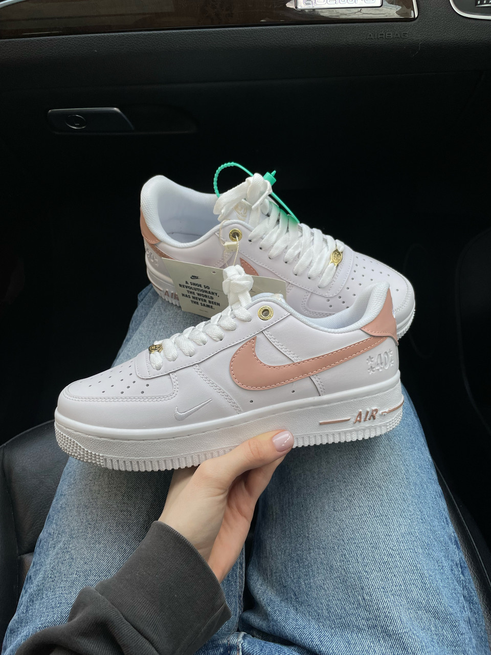 Air Force 1 White/Pink, фото 1