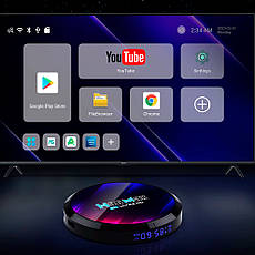 Смарт ТБ приставка H96 MAX RK3528 2/16 ГБ Android 13, WIFI 6 Універсальна з пультом дистанційного керування, фото 5