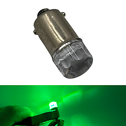 Світлодіодна автомобільна лампа T4 2 SMD кераміка 12V (зелене світіння)