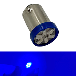 Світлодіодна автомобільна лампа T4 5 SMD 12V (синя, Харків)