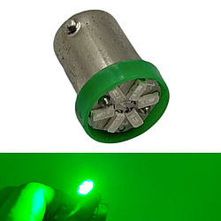 Світлодіодна автомобільна лампа T4 5 SMD 12V (зелена, Харків)