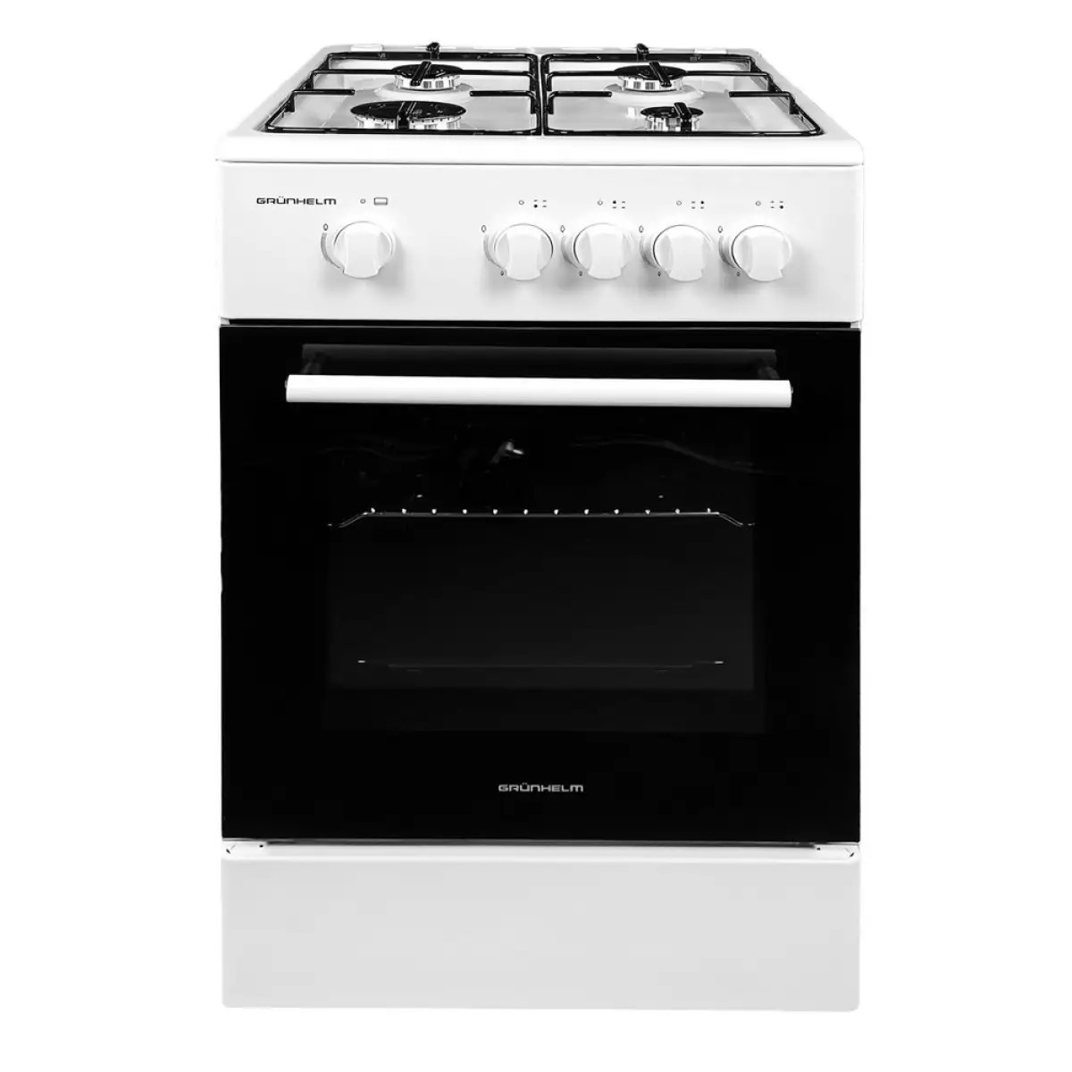 Газова плита Grunhelm G4F5600W 50 см біла ID 4973069