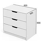 Комод у спальню, комод Тінейджер в підліткову кімнату, фото 3