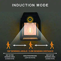 Ліхтар 999-38W вольфрамові лампи, Motion Sensor, 1х18650, сонячна панель, фото 4