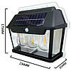 Ліхтар 999-38W вольфрамові лампи, Motion Sensor, 1х18650, сонячна панель, фото 8