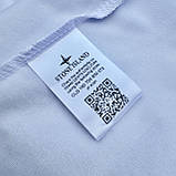 Худі двонитка скапюшоном на змійці біле Stone Island XS, S, M, L, XL, XXL, фото 6