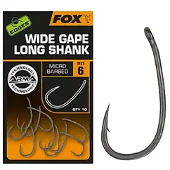 Гачки коропові Fox Edges Armapoint Super Wide Gape Long shank Size 6
