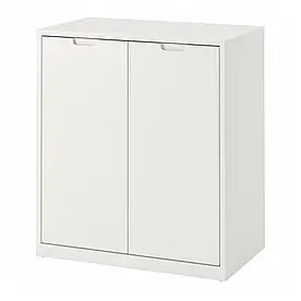 IKEA TONSTAD шафа з дверцятами, білий з відтінком, 81x47x91 см (904.887.13)