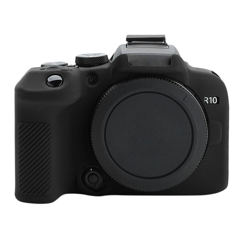 Захисний силіконовий чохол для фотоапаратів Canon EOS R10 — чорний