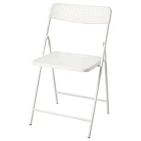 IKEA TORPARÖ стілець, вуличний, складний/білий (005.954.06)