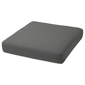 IKEA FRÖSÖN / DUVHOLMEN подушка для сидіння, надворі, темно-сірий, 62x62 см (195.784.40)