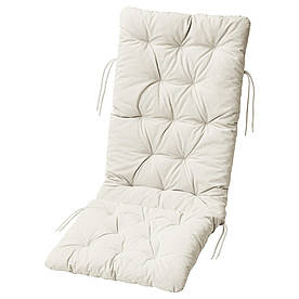 IKEA KUDDARNA подушка для сидіння/спинки, надворі, світлий сіро-бежевий, 116x45 см (005.472.41)