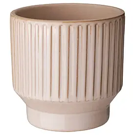 IKEA ХОНУНГСПАЛМ кашпо, для дому / вулиці/бежевий, 9 см (105.957.88)