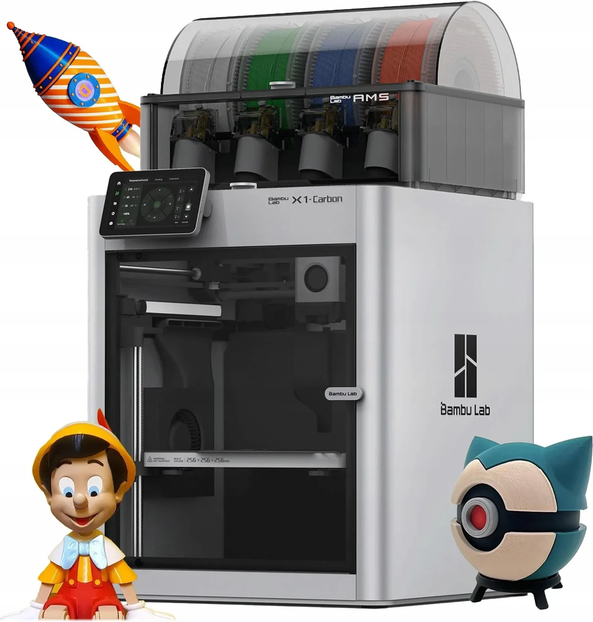 3D-принтер/3D-сканер Bambu Lab X1 Carbon Combo (PF001-P+SA001), фото 1