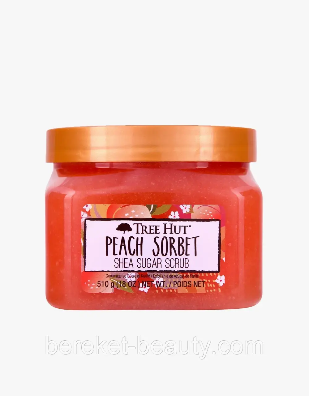 Скраб для тіла Tree Hut Peach Sorbet Shea Sugar Scrub 510g, фото 1