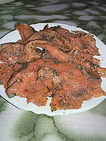 Червона риба кіжуч слабо солена з кріпом