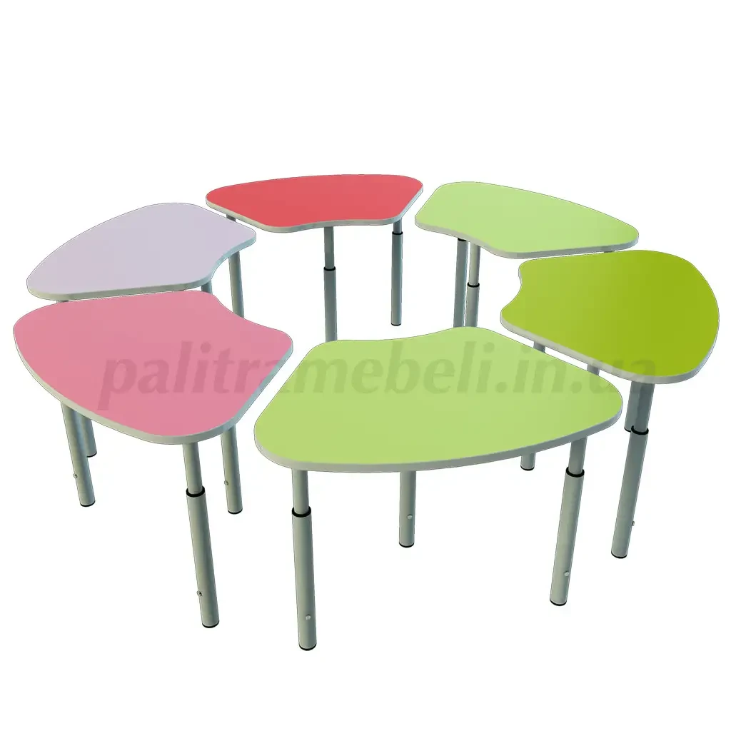 Стіл-пелюстка "Ромашки" з напівкруглою стільницею